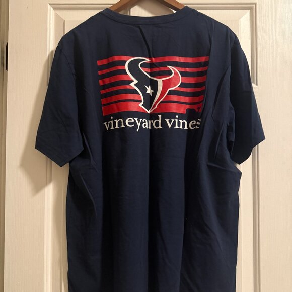 Houston Texans Vineyard Vines Pocket Tee - Men's Large - Picture 3 of 3